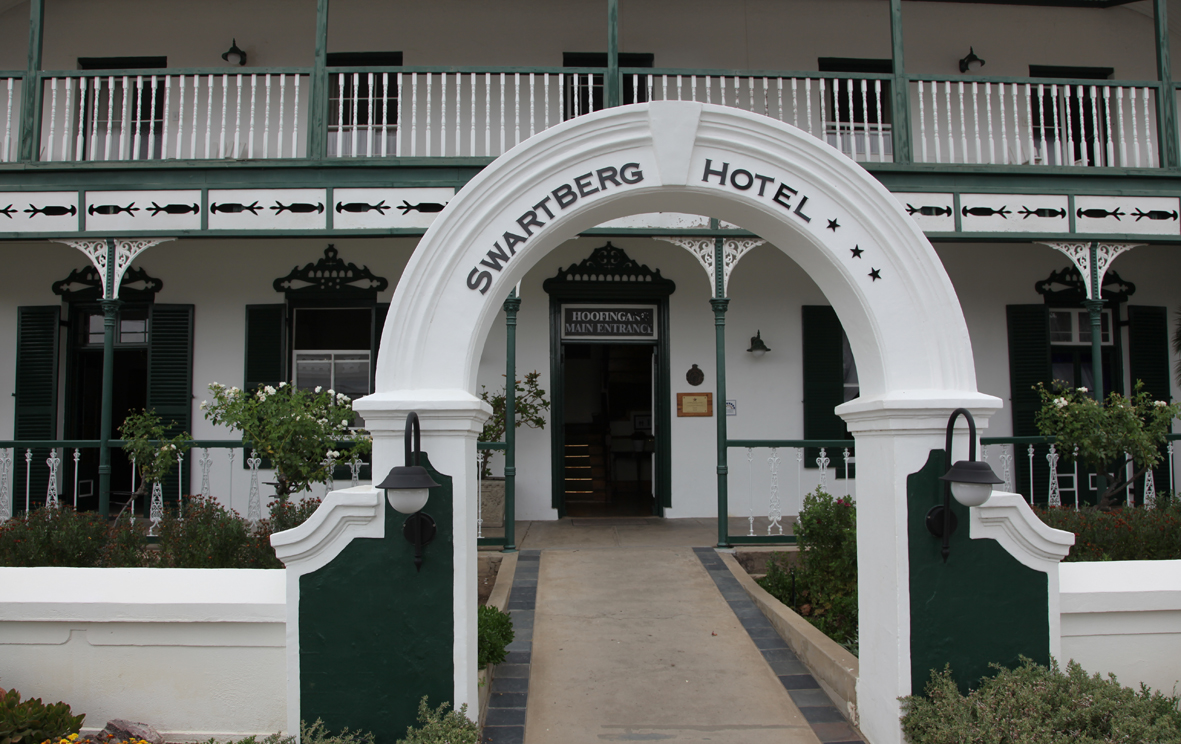 Lekker slaatje in Hotel Swartberg.